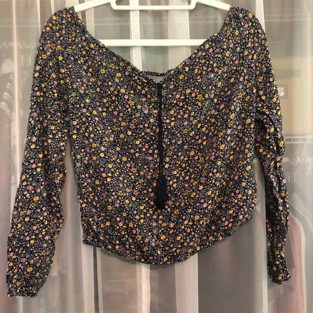 floral blouse